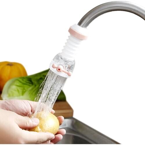 XZJJA Creative Adjustable Faucet Extenders Strainers Kitchen Tap Water Outlet Shower Head Water Filter Sprinkler Filter Valve
