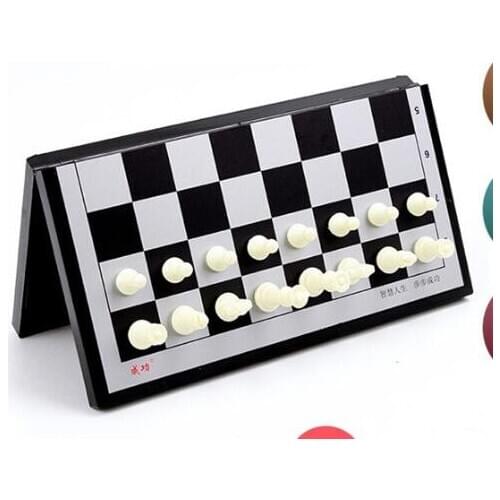 Magnetic chess with magnetic folding board set for beginners adult large childrens puzzle toy board Tuba Childrens puzzle toy