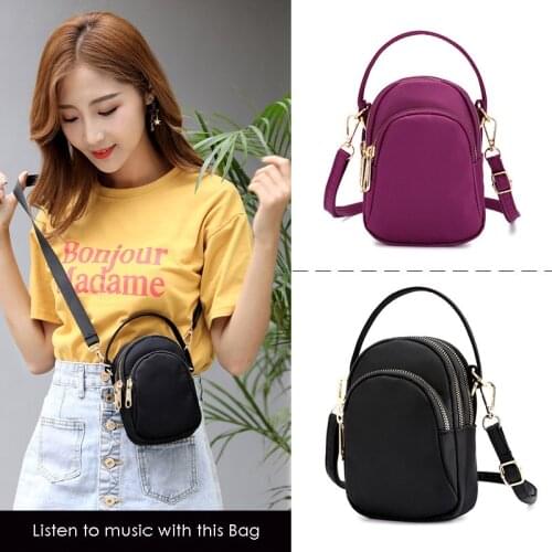 Mini Wrist bag for Women Fashion Crossbody Bag for Lady Shoulder Messenger Bag Hand bag Female Bag Mobile Phone Ladies Girls