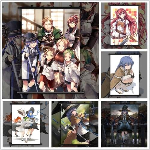Mushoku Tensei Roxy Migurdia Sylphiette Eris Boreas Greyrat Anime Manga HD Print Wall Poster Scroll