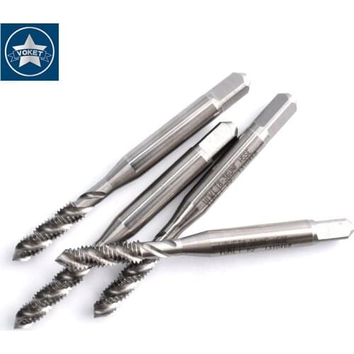 VOKET HSSE Fine Thread Sprial Fluted tap UNF UNS 3/8- 28 32 7/16-20 1/2- 28 9/16-24 18 5/8-18 3/4-16 American Screw Threads taps