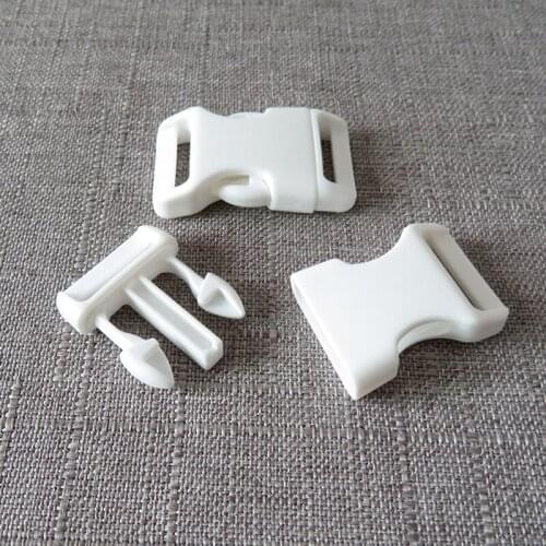 50pcs/Lot Plastic Release Buckle Webbing Clasp For Bag Pet Dog Cat Collar Harness Bracelet Hat Paracord Garment Sewing Accessory