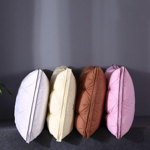 White Goose Down Pillow High-grade Five Star Hotel Feather Pillow Adult Orthopedic Neck Pillows With 100% Cotton Cover