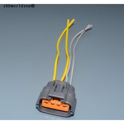 Shhworldsea 1Pcs 4Pin 2.2mm for Nissan Ignition Controller Plug for Mazda RX7 FD Throttle Position Sensor Connector 6195-0030