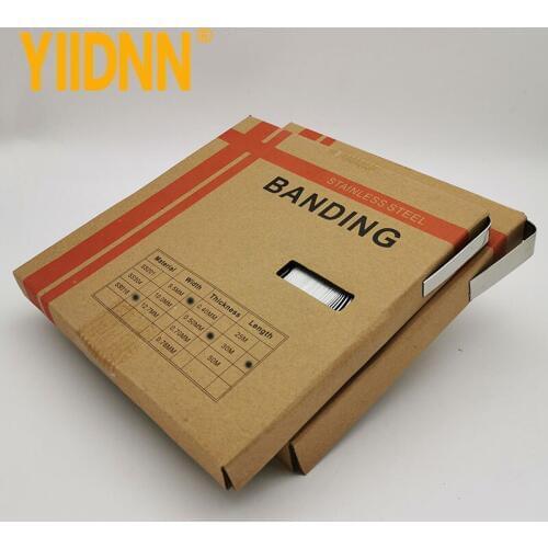 SUS316 Stainless Steel Banding Coil Strapping, Tensioning 3/8" x0.020" x 100",9.5mm*0.5mm*30m