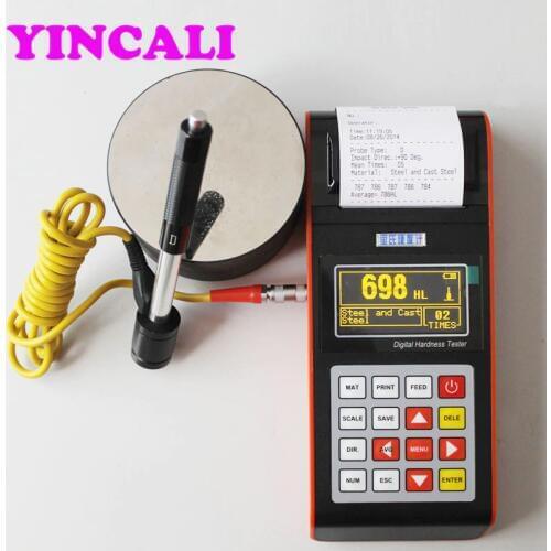 High Precision Portable Hardness Tester With Printer YHT400 Hardness Scale HL, HB, HRB, HRC, HRA, HV, HS. Leeb Hardness Meter