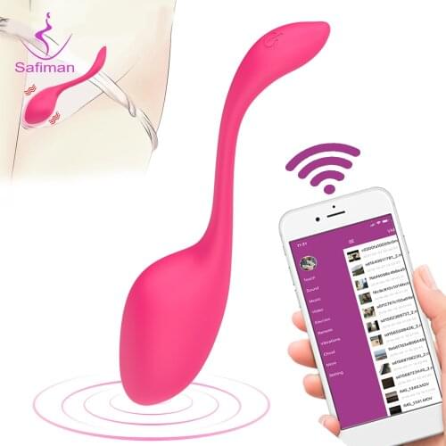 Bluetooth Vibrator Sex Toy for Couples Wireless APP Control Dildo Vibrating Egg G-spot Clit Stimulator Female Vibrator for Women