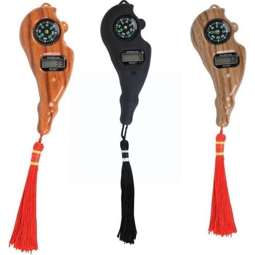 1PC Portable Digital Compass With Buddhist Bead Pendant Wood Buddha Smooth Electronic With Counter New Tasbeeh Grain Roller O7R9
