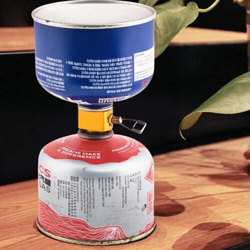 1PC Outdoor Camping Stove Gas Charging Conversion Furnace Connector Accessory Cartridge Tank Gas filling Cylinder Refill Adapter