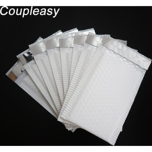 10Pcs 11*15cm White Matte Waterproof Bubble Envelope Mailing Bags Anti-pressure Anti-shock Anti-static Shipping Bubble Bags