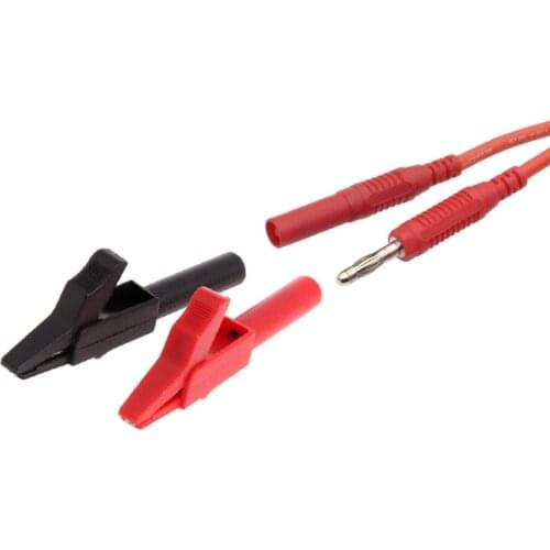 2Pcs Full Protective Alligator Clips Crocodile Clamp For Professional Multimeter Drop Ship