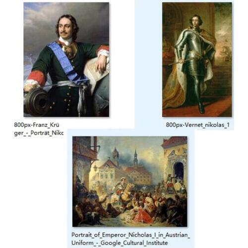 3pcs -GOOD ART -wholesale price--Russian emperor Peter the Great Peter I Russian Peter Alexeyevich print painting on canvas