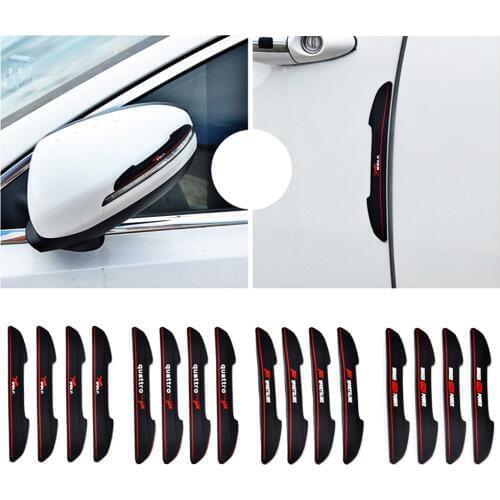 4 x Car Door Anti-collision Rearview Mirror Anti-rub 3D Car Sticker/Decal for Ford Focus Peugeot Renault Toyota Kia volkswagen