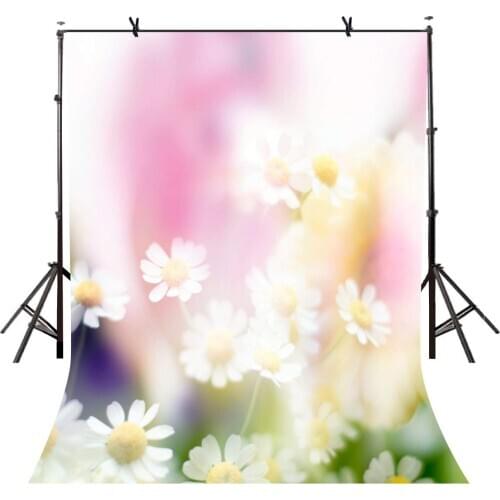 5x7ft Bokeh Backdrop Bokeh Flowers Minimalistic Photography Background and Studio Photography Backdrop Props