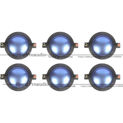 6pcs Diaphragm For B&C DE75 DE750 DE82 DE85,DE750TN, EAW CD-5001 blue titanium