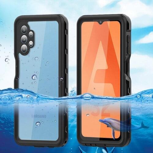 A32 5G Case Waterproof Dustproof Diving Case For Samsung Galaxy A32 5G Full Body Protection Water-resistant Underwater Covers