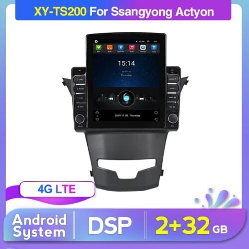 Android DSP Auto radio For Ssangyong Korando 3 Actyon 2 2014 2015 2016 Car Multimedia wifi bluetooth system GPS NAVI
