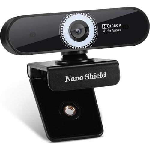 Autofocus Webcam 1080P GUCEE Noise Reduction Microphone Skype for Windows USB Plug Playback 10/8/7 Mac OS X Wide-angle Autofocus