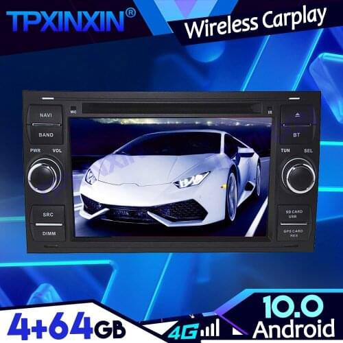 PX6 IPS Carplay For Ford Mendeo 2004-2010 Car Android 10.0 4G+64G Tape Recoder Multimedia Player Head Unit Navi GPS Auto Radio