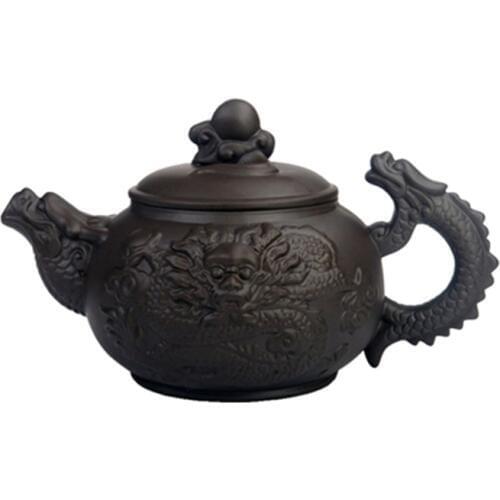 Purple Clay Teapot Large-capacity Household Longfeng Tea Kettle Chinese Kungfu Tea Set Cup Set