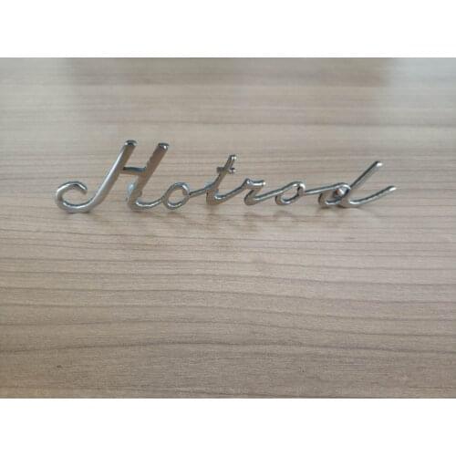 For VW Beetle Hot Rod Chrome Car Auto Emblem