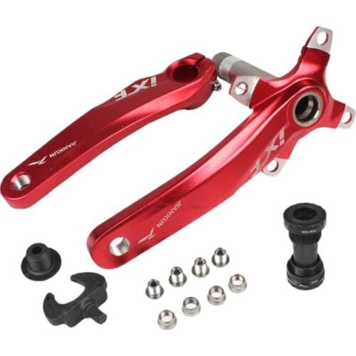 MTB Crankset Bicycle Hollow One Crank Crank Aluminum Alloy Sprocket Mountain Cycling Fluted Disc MTB Bike Parts Crankets