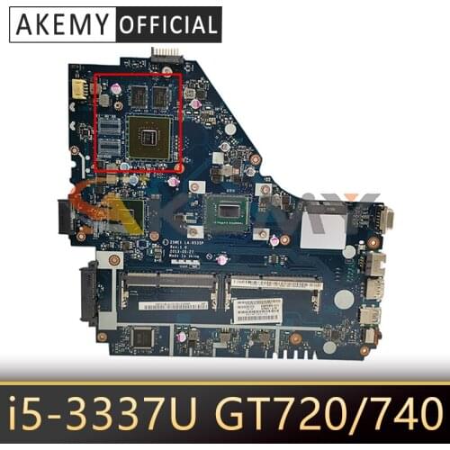 NBMEP11003 NB.MEP11.003 For ACER E1-530 E1-570 E1-570G Laptop Motherboard Z5WE1 LA-9535P With i5-3337U CPU GT720/740 GPU 100% OK
