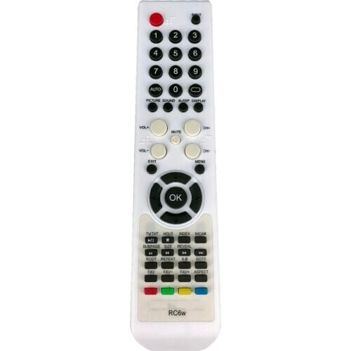 NEW Original RC6W Fit For SUPRA TV Remote Control STV-LC19810WL STV-LC2237FL STV-LC22810FL Controller