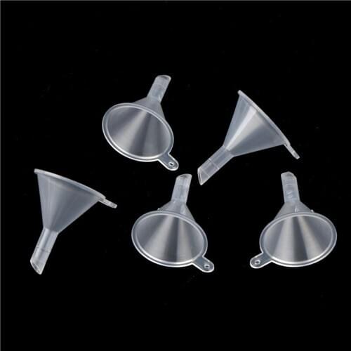 Mini Plastic Funnel Hopper Perfume Emulsion Packing Tool Kitchen Gadgets