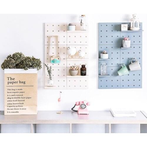 Plastic Cave Board Storage Kitchen Wall Lay Fitting Fashion Storage Rack Home Decoration