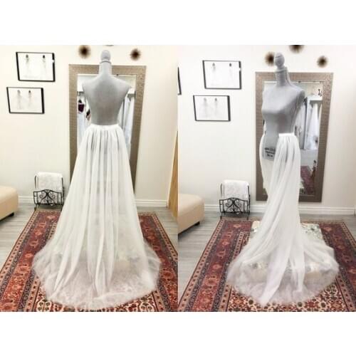 Detachable skirt Tulle Detachable Train Detachable Wedding Train Detachable Train, Cathedral Wedding Train, Chapel Wedding Train