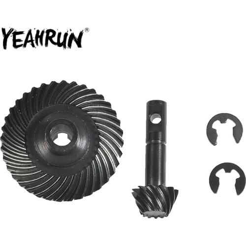 YEAHRUN Steel Front & Rear Axle Gear Shaft Driving Gear Set for D90 II 1/10 RC Crawler Car Upgrade Parts
