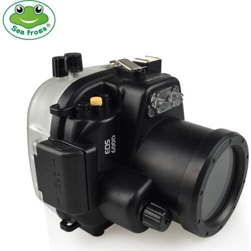 Waterproof Housing for Canon EOS 600D Camera Scuba Diving Water Sport Swimming Drifting Surfing Camera Protective Case Bag