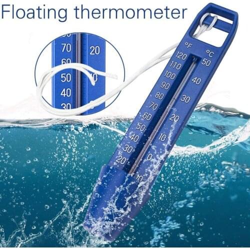 1/2pc ABS Plastic Swimming Pool Floating Thermometer Bathtub Spa Hot Tub Fish Ponds Water Thermometer Measuring Tools