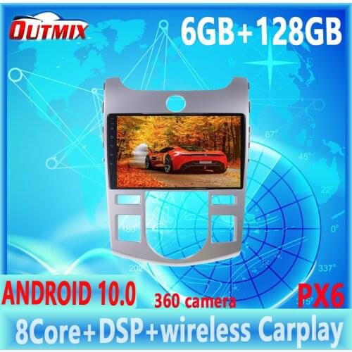 128GB Android 10.0 For Kia Cerato 2008-2013 Car Multimedia Player GPS Navigation Head Unit Auto Radio Audio Stereo Tape Recorder