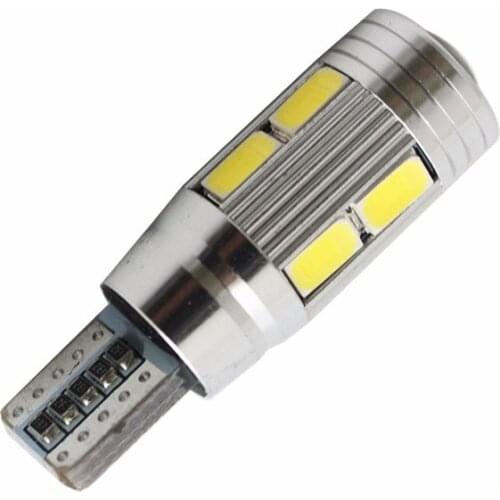2 pcs car styling Car Auto LED T10 194 W5W Canbus 10 smd 5730 LED Light Bulb No error led light parking T10 LED Car Side Light