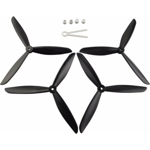 4PCS 3-Leaf Propeller for Hubsan H501S H501A H501C H501M MJX B2 B3 B2W Bugs 3 2 Spare Parts