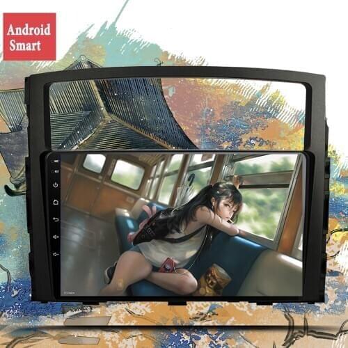 Car Cassette DVD Multimedia player For Mitsubishi PAJERO 4 2006-2014 2din Android 10.0 Radio GPS Navigation V97 V93 Rear Camera