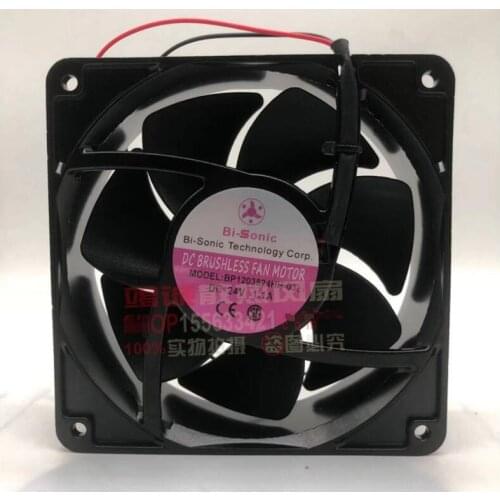 Bi-Sonic BP1203824HH-03 DC 24V 1.1A 120x120x38mm 2-Wire Server Cooling Fan