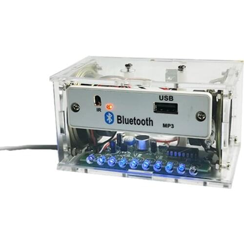 Bluetooth speaker DIY kit/electronic production assembly training pieces with voice control light/remote control