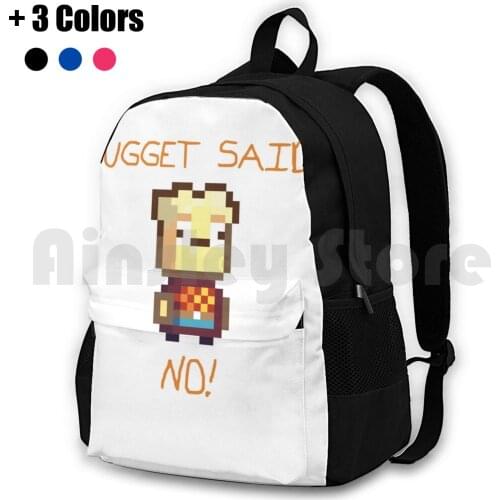 Kindergarten Nugget Outdoor Hiking Backpack Riding Climbing Sports Bag Nugget Kindergarten The Game Kindergarten Nugget Said No