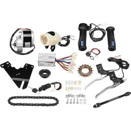 24V / 36V 250W Motor Controller Electric Bike Kit Electric Bike Conversion Kit For Electric Bike