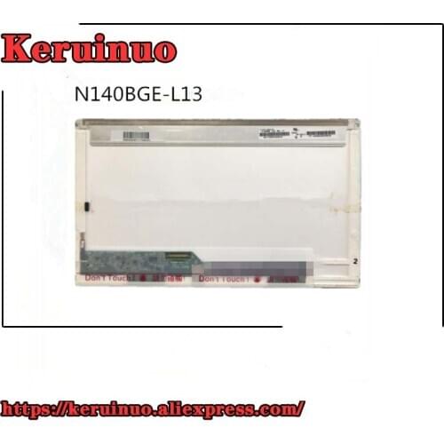 N140BGE-L13 N140BGE-L22 fit LP140WH1TLE2 B140XW01 V.9 N140BGE-L22 HB140WX1-200 LP140WH4-TLC1 LP140WH4-TLP1 LP140WH1-TLE2