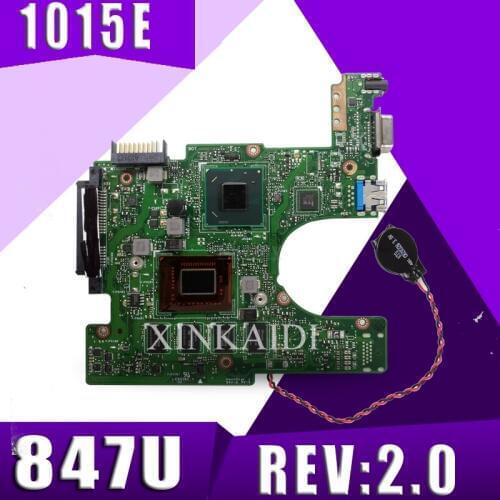 Original For ASUS EeePC 1015E motherboard ULV847 2GB DDR3 laptop REV2.0 Main Board work perfect free shipping