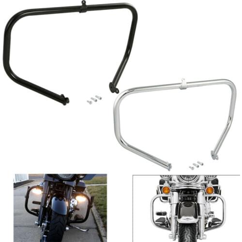 Motorcycle Engine Highway Crash Guard Bar For Harley Touring Road King Street Electra Glide FLHT FLHX FLHR FLTR FLHTCU 2009-2020