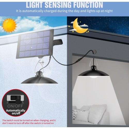 Solar LED Light Outdoor Waterproof LED Lamp Camping LED Solar Chandelier 15W 20W Portable Light Emergency Lamp Garden Lighting
