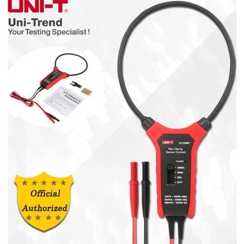 UNI-T UT-CS09A/UT-CS09C Flex Clamp Sensor; 3000A flexible AC ammeter, oscilloscope / multimeter current probe
