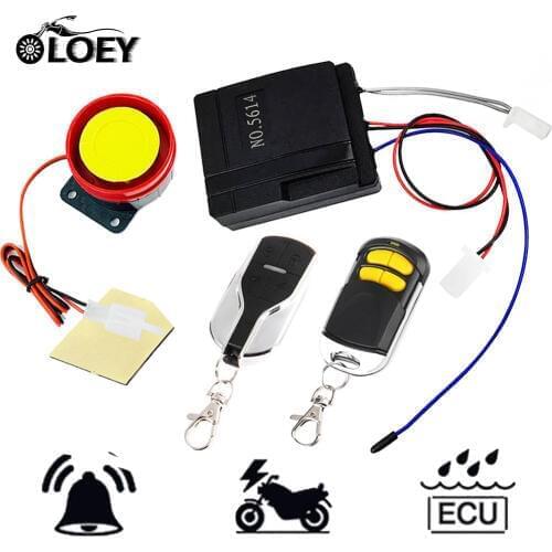 12V Universal Anti-Theft Motorcycle 2 Remote Controls Security Alarm System Moto Motorbike Scooter Alarm System 2019 New