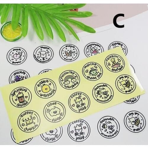 Waterproof Round Slime Sticker Containers Sticker Storage Box Sticker Slime Supplies DIY Accessories Bottle Decoration Q6PD