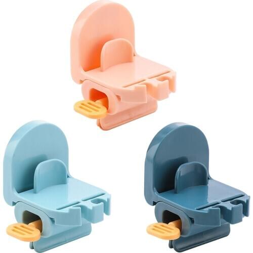 Bathroom Rolling Tube Toothpaste Squeezer ABS Multi-functional Toothbrush Holder Wall Mount Cup Organizer For Kids